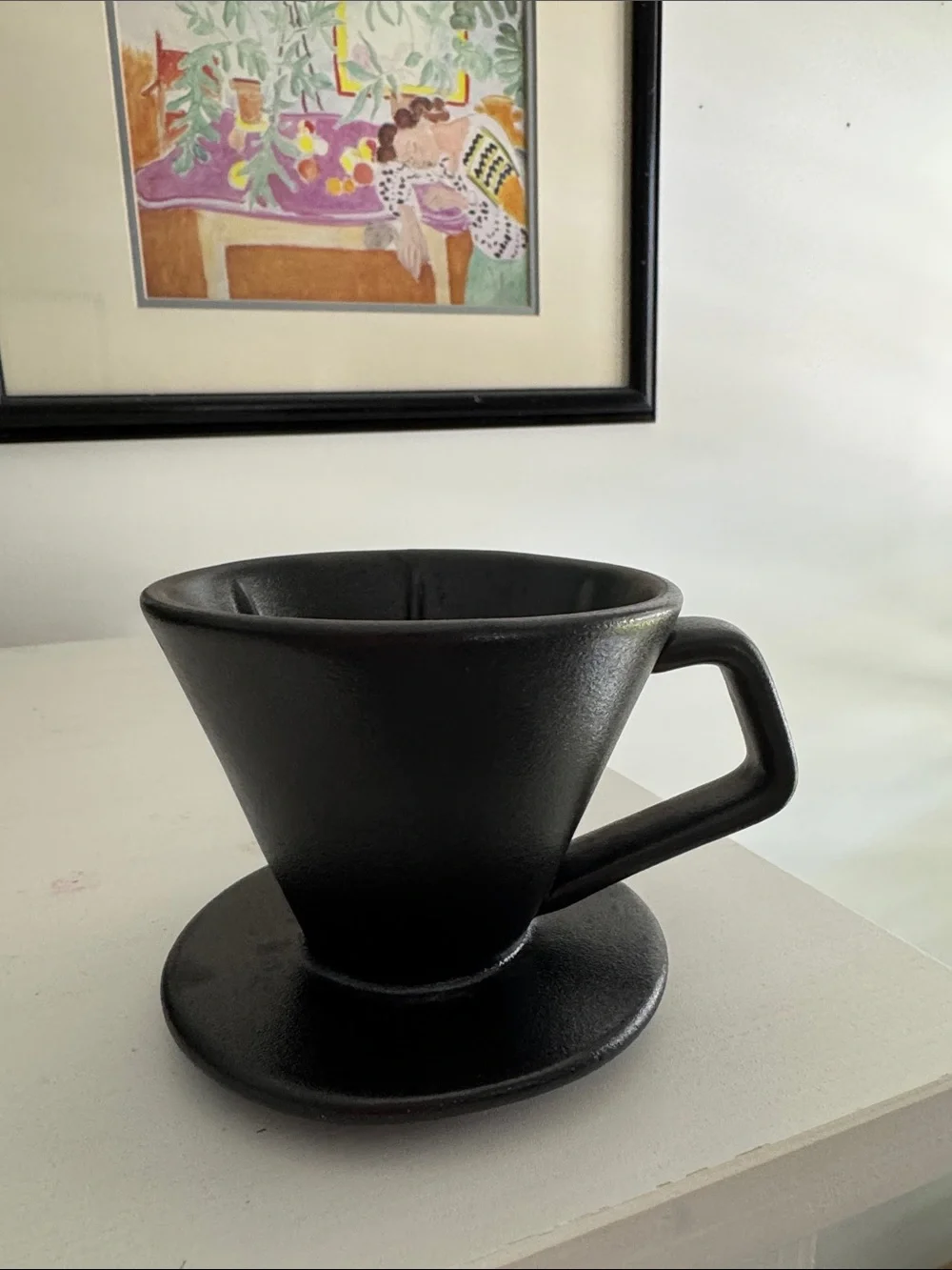 Matte Black Ceramic Hand Brewed Coffee Filter